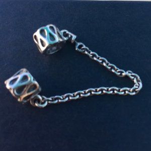 Pandora Sterling Silver Safety Chain Charm